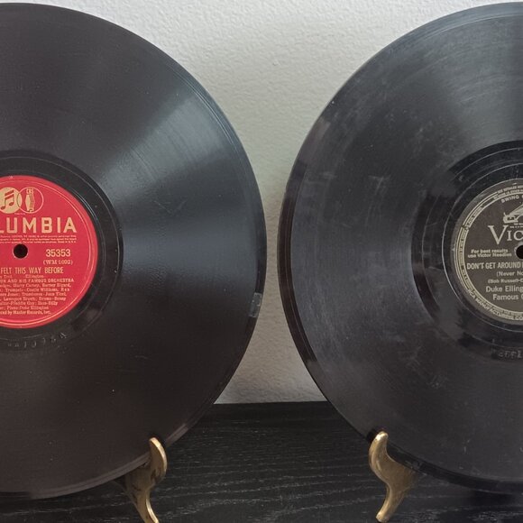 Duke Ellington And His Orchestra - 2 Shellac Record 78rpm Bundle -  Circa 1940 / - Picture 1 of 5
